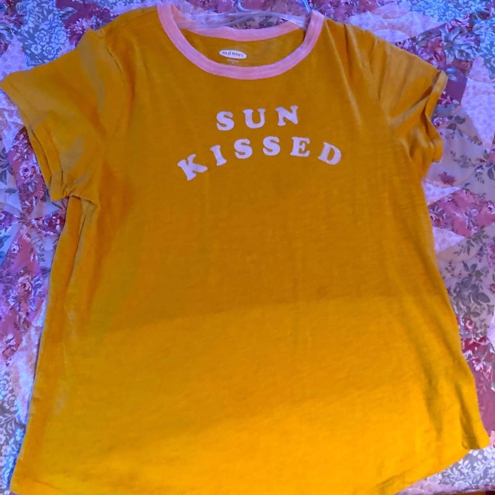 Yellow tee